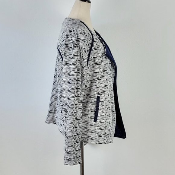 LEMON TART PLUS natalie open blazer blue Sz 1X - Picture 4 of 6